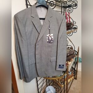 Men's Stafford sport coat size 50R in grey